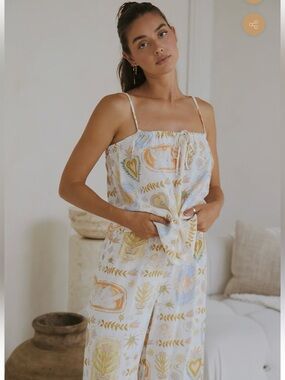 NWT NONI&CO (NZ BRAND) AMORETTE SET SIZE SMALL LINEN BLEND